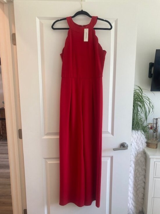 Francesca's Collections Pants - Francesca’s Red Jumpsuit Size M – New